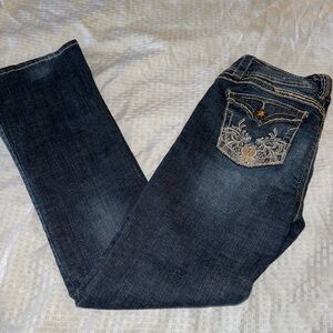 Vintage Candies low rise flare jeans size 9